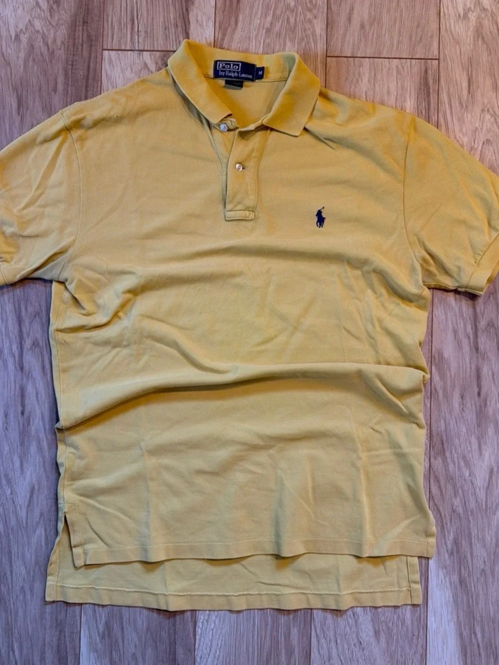 Yellow Ralph Lauren classic polo